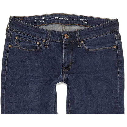 Levi's Slight Curve Men Blue Straight Slim Jeans W27 L31