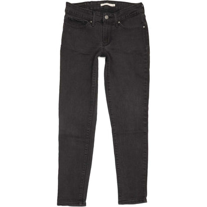Levi's 711 Women Charcoal Skinny Slim Stretch Jeans W27 L27