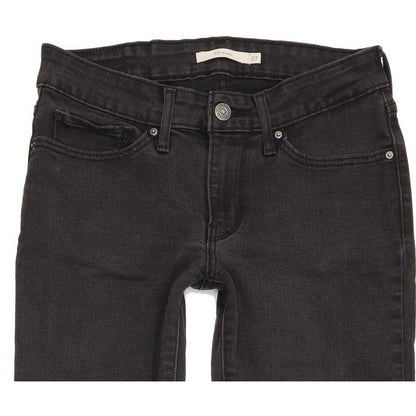 Levi's 711 Women Charcoal Skinny Slim Stretch Jeans W27 L27