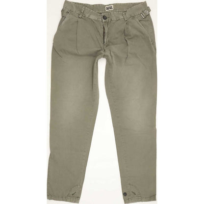 Diesel Women Khaki Tapered Slim Jeans W30 L29