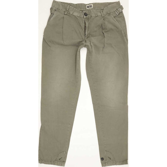 Diesel Women Khaki Tapered Slim Jeans W30 L29