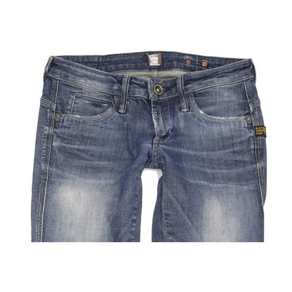 G-Star Midge Dover Women Blue Straight Slim Stretch Jeans W28 L34
