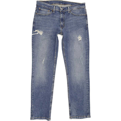 Levi's 511 Men Blue Straight Slim Stretch Jeans W34 L30