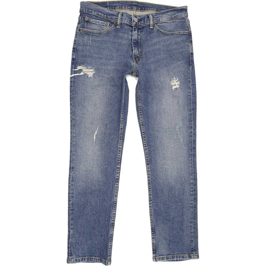 Levi's 511 Men Blue Straight Slim Stretch Jeans W34 L30