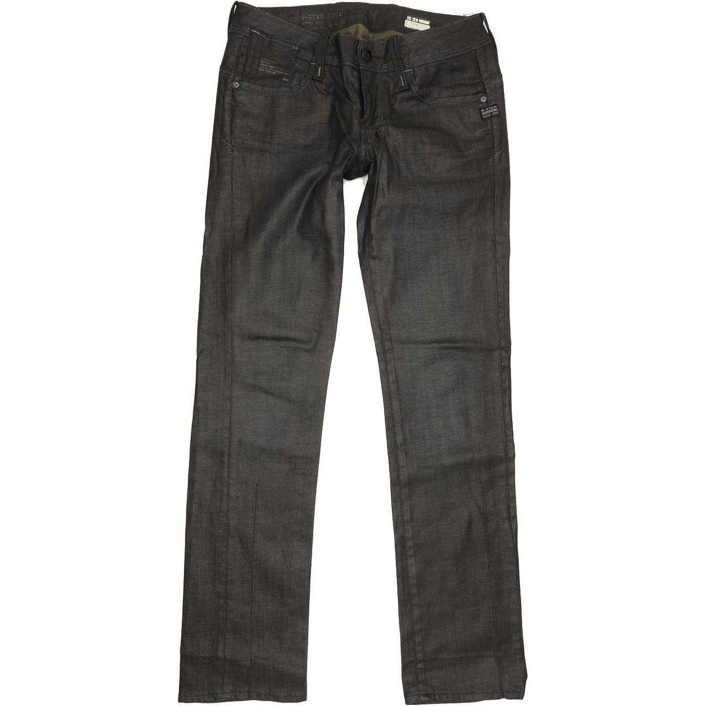 G-Star Elect Women Black Straight Slim Stretch Jeans W29 L31