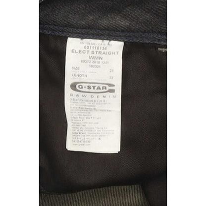 G-Star Elect Women Black Straight Slim Stretch Jeans W29 L31
