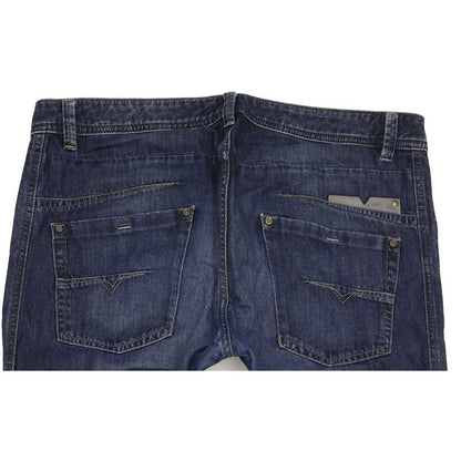 Diesel Darron Men Blue Straight Regular Jeans W37 L32