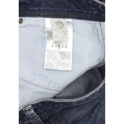 Diesel Darron Men Blue Straight Regular Jeans W37 L32