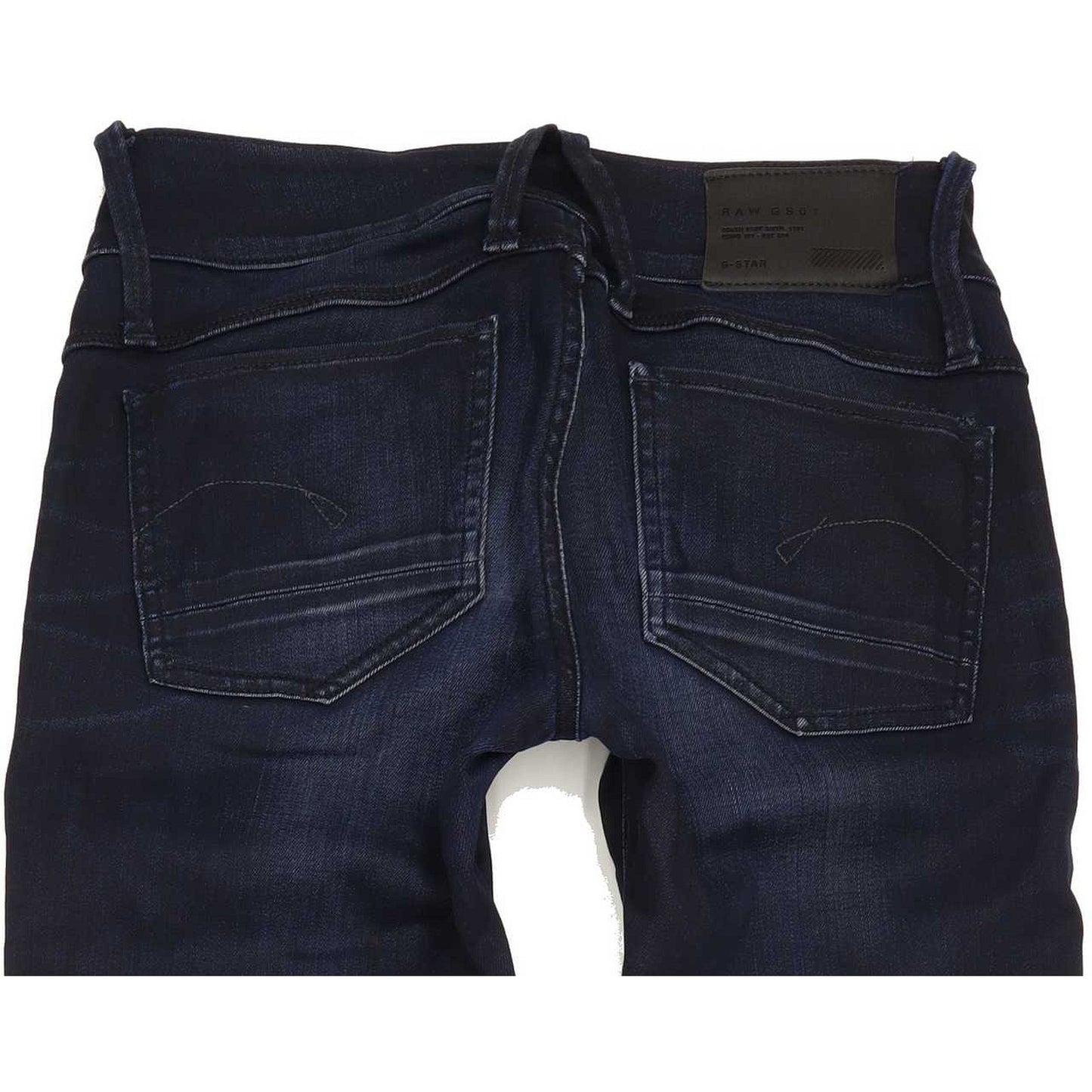 G-Star Lynn Zip Women Blue Skinny Slim Stretch Jeans W28 L34