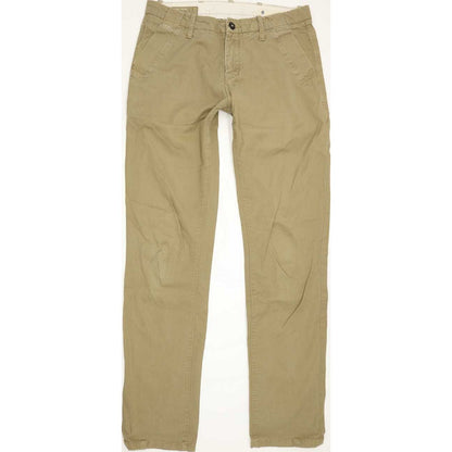 G-Star Bronson Women Beige Tapered Loose Chino Stretch Jeans W26 L34