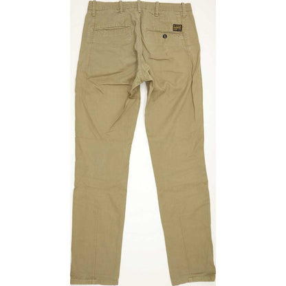 G-Star Bronson Women Beige Tapered Loose Chino Stretch Jeans W26 L34