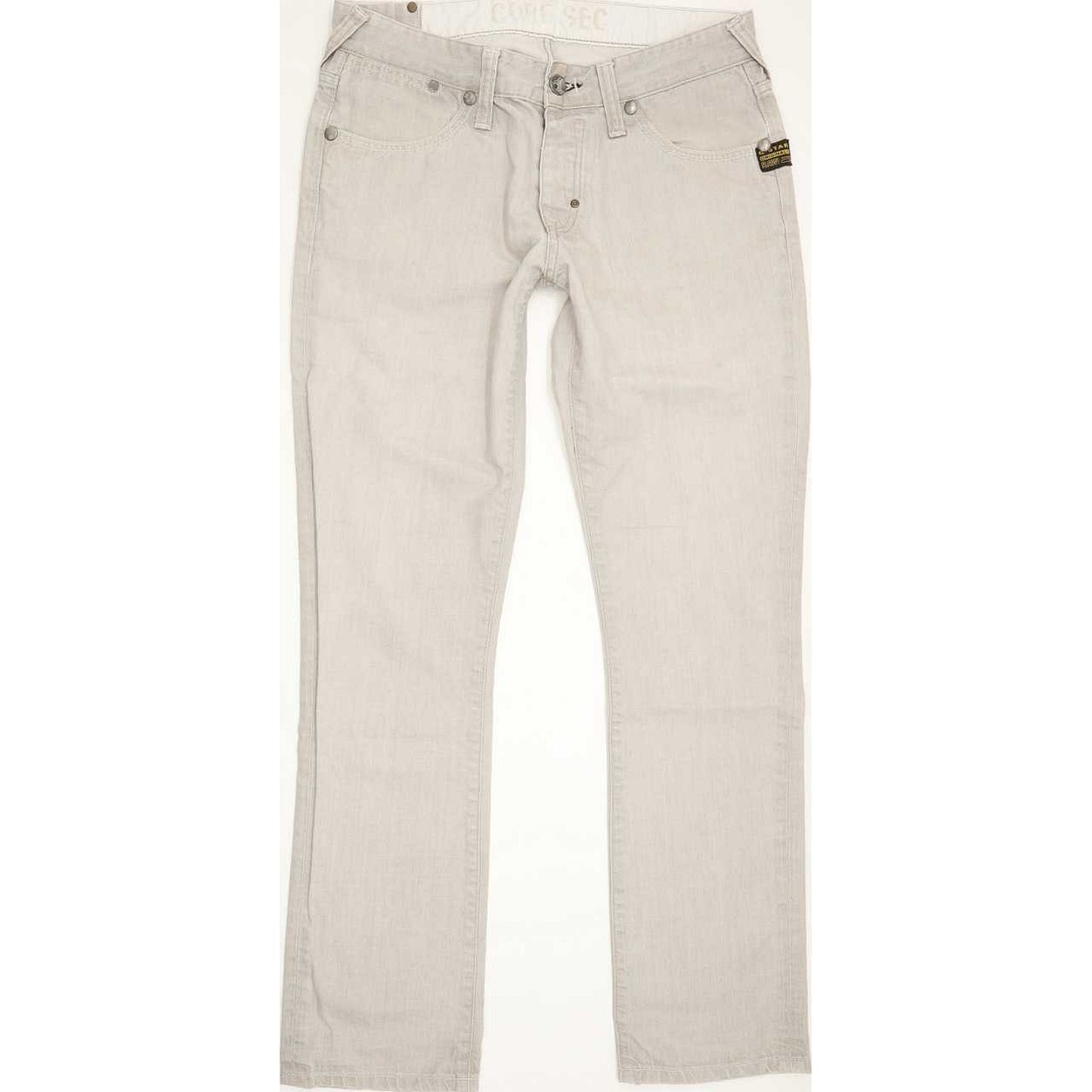 G-Star Core Sec Men Beige Straight Regular Jeans W33 L30