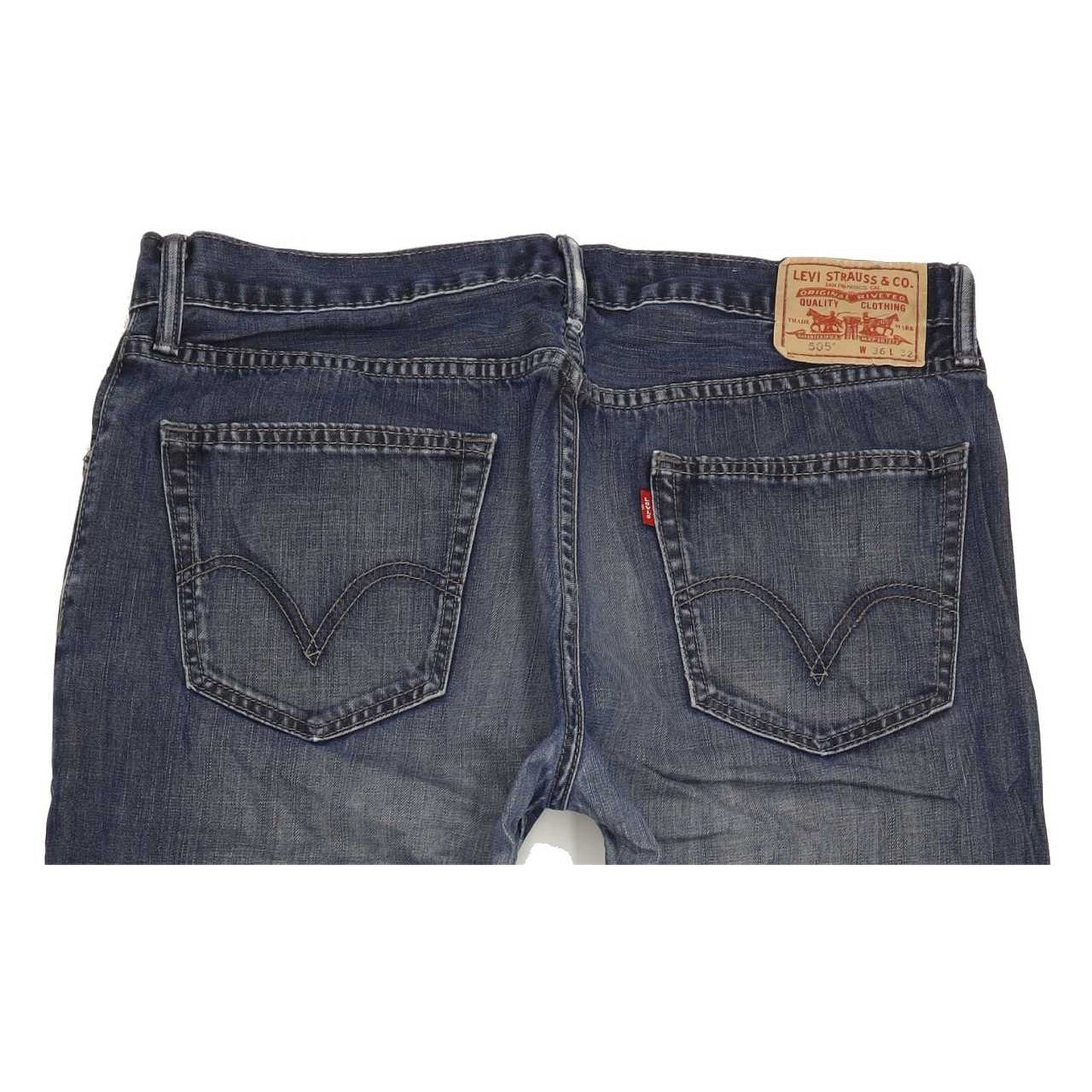 Levi's 505 Men Blue Straight Regular Jeans W36 L31