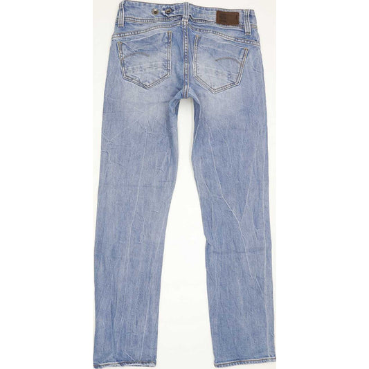 Levi's Midge Saddle Women Blue Straight Slim Stretch Jeans W25 L28