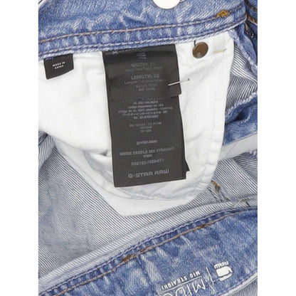 Levi's Midge Saddle Women Blue Straight Slim Stretch Jeans W25 L28