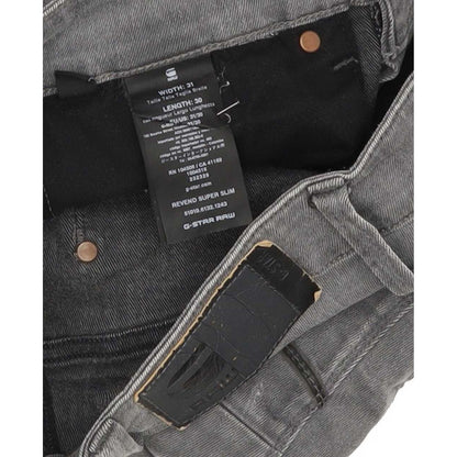 G-Star Revend Super Men Grey Skinny Slim Stretch Jeans W31 L29