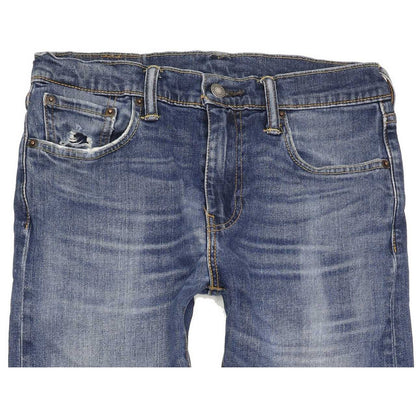 Levi's 512 Men Blue Tapered Slim Stretch Jeans W30 L30