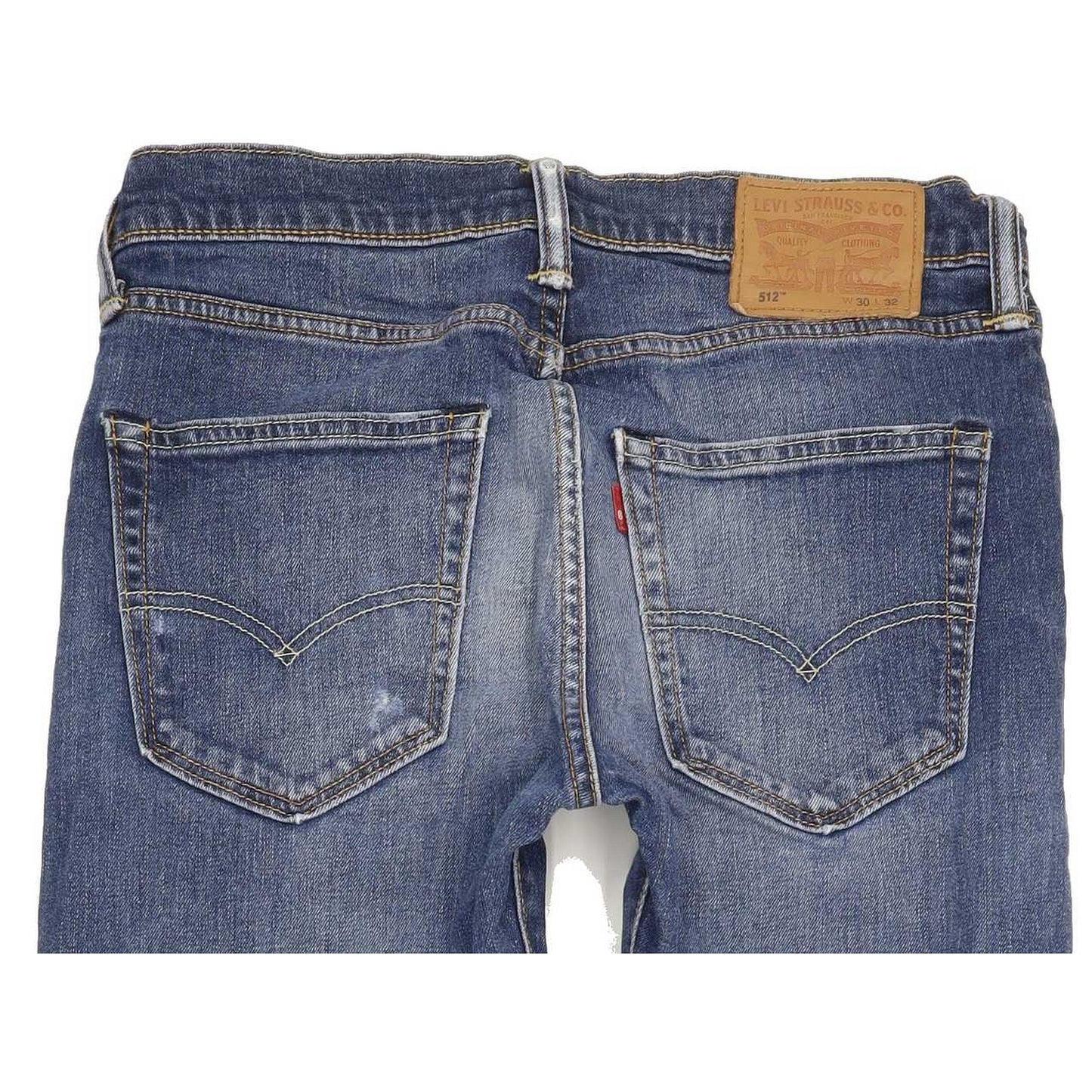Levi's 512 Men Blue Tapered Slim Stretch Jeans W30 L30