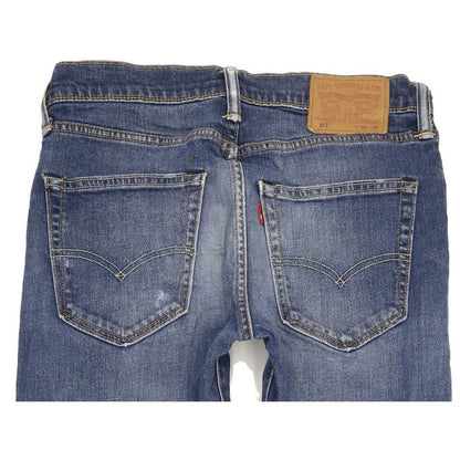 Levi's 512 Men Blue Tapered Slim Stretch Jeans W30 L30