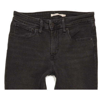 Levi's 721 High Rise Women Black Skinny Stretch Jeans W27 L32