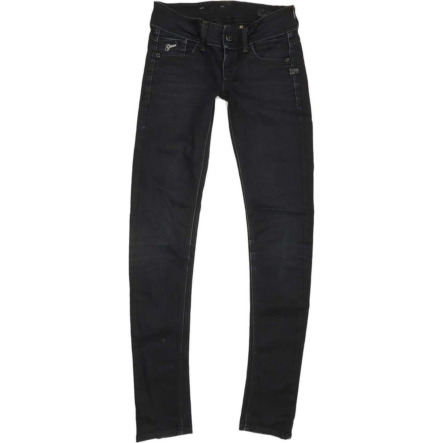 G-Star Lynn Women Navy Skinny Slim Stretch Jeans W27 L32
