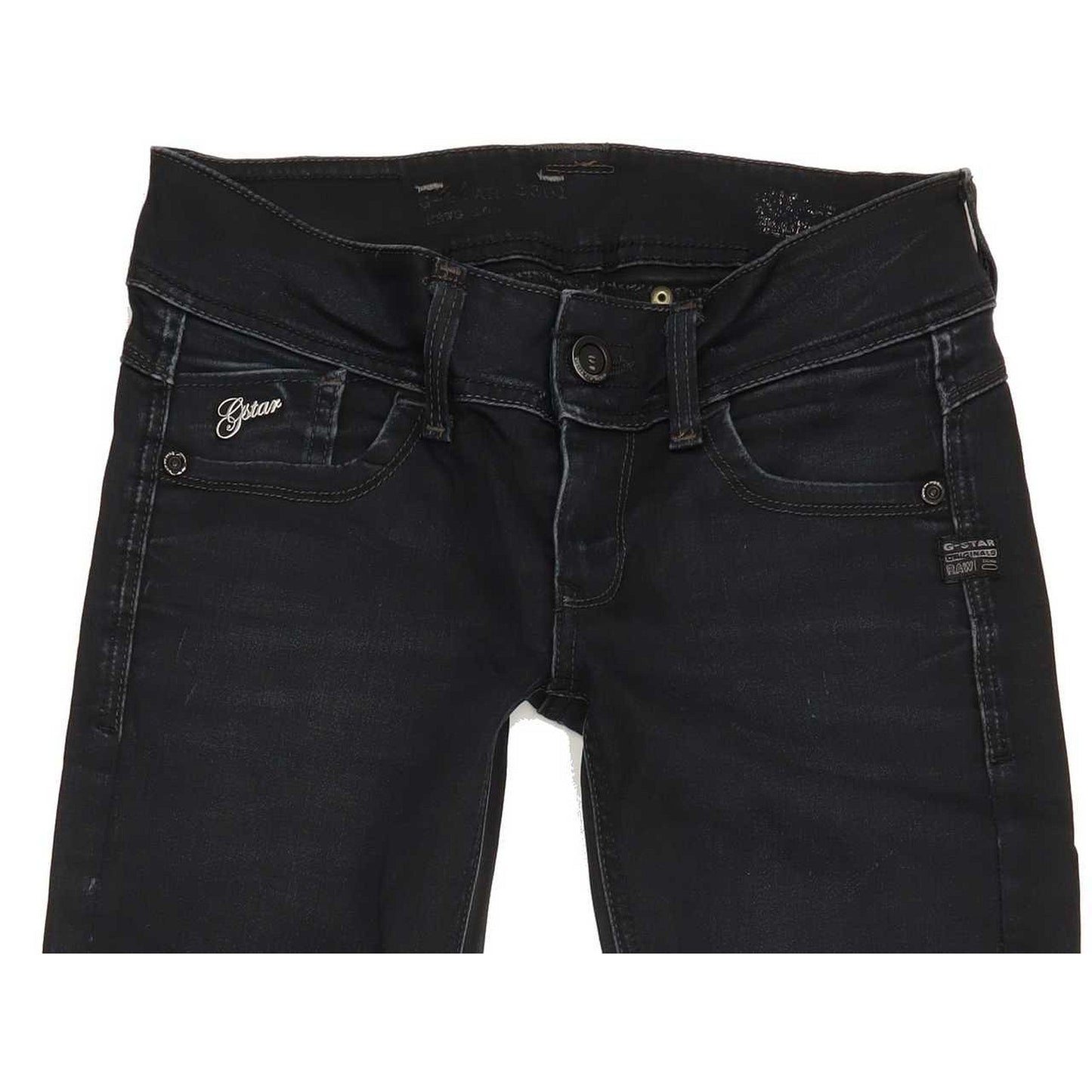G-Star Lynn Women Navy Skinny Slim Stretch Jeans W27 L32