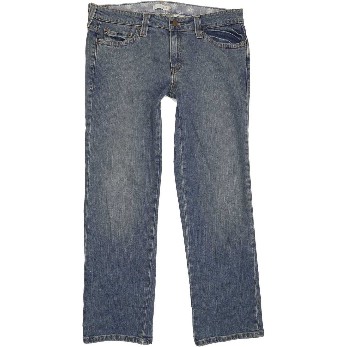 Levi's 545 Women Blue Straight Slim Stretch Jeans W34 L30
