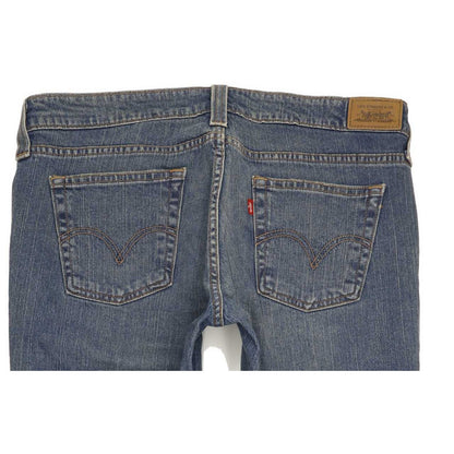 Levi's 545 Women Blue Straight Slim Stretch Jeans W34 L30