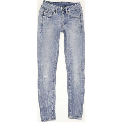 G-Star Midge Mid Women Blue Skinny Slim Stretch Jeans W24 L27