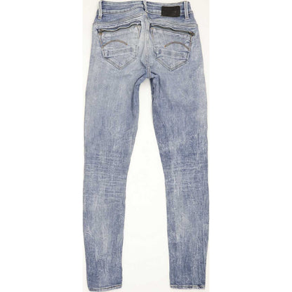 G-Star Midge Mid Women Blue Skinny Slim Stretch Jeans W24 L27