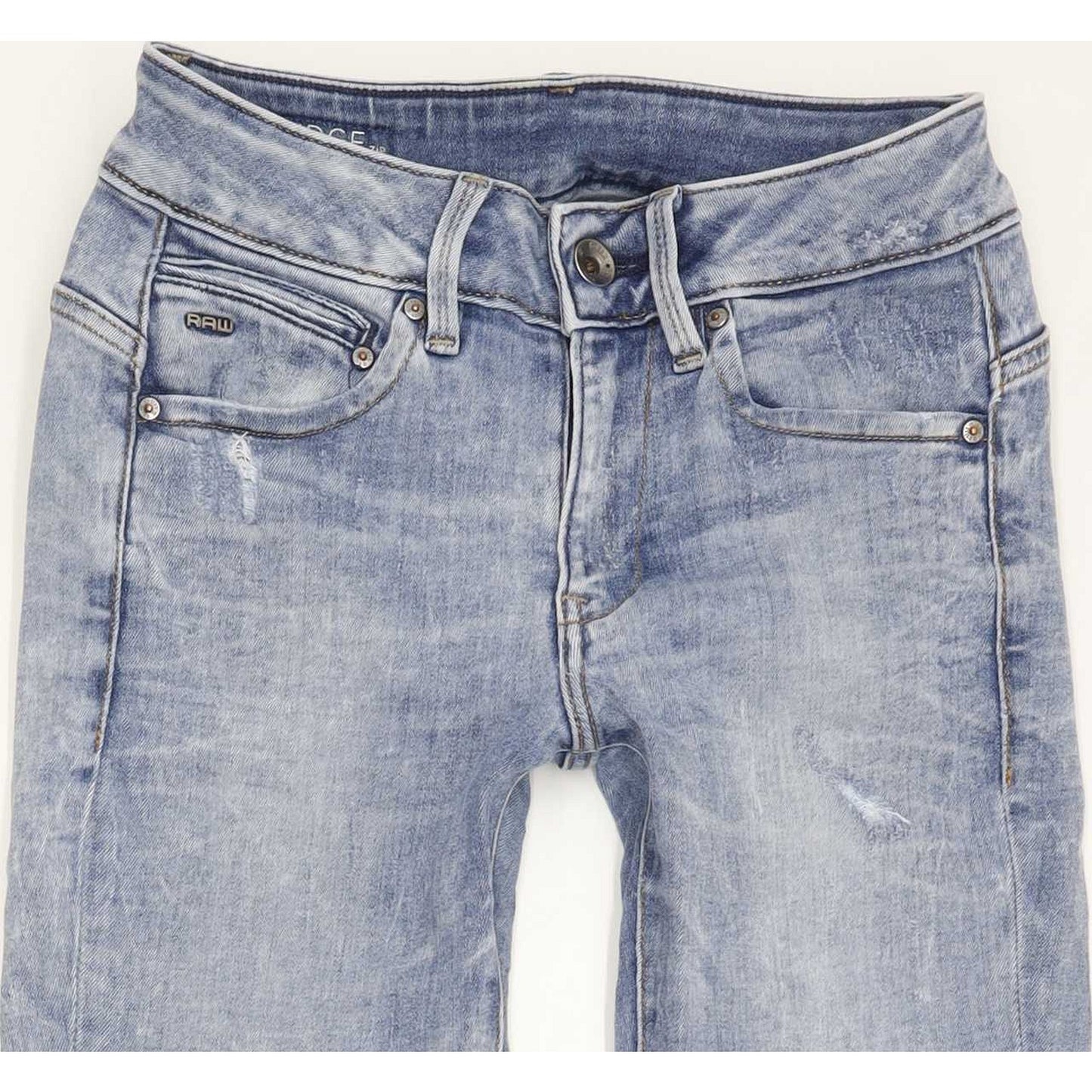 G-Star Midge Mid Women Blue Skinny Slim Stretch Jeans W24 L27