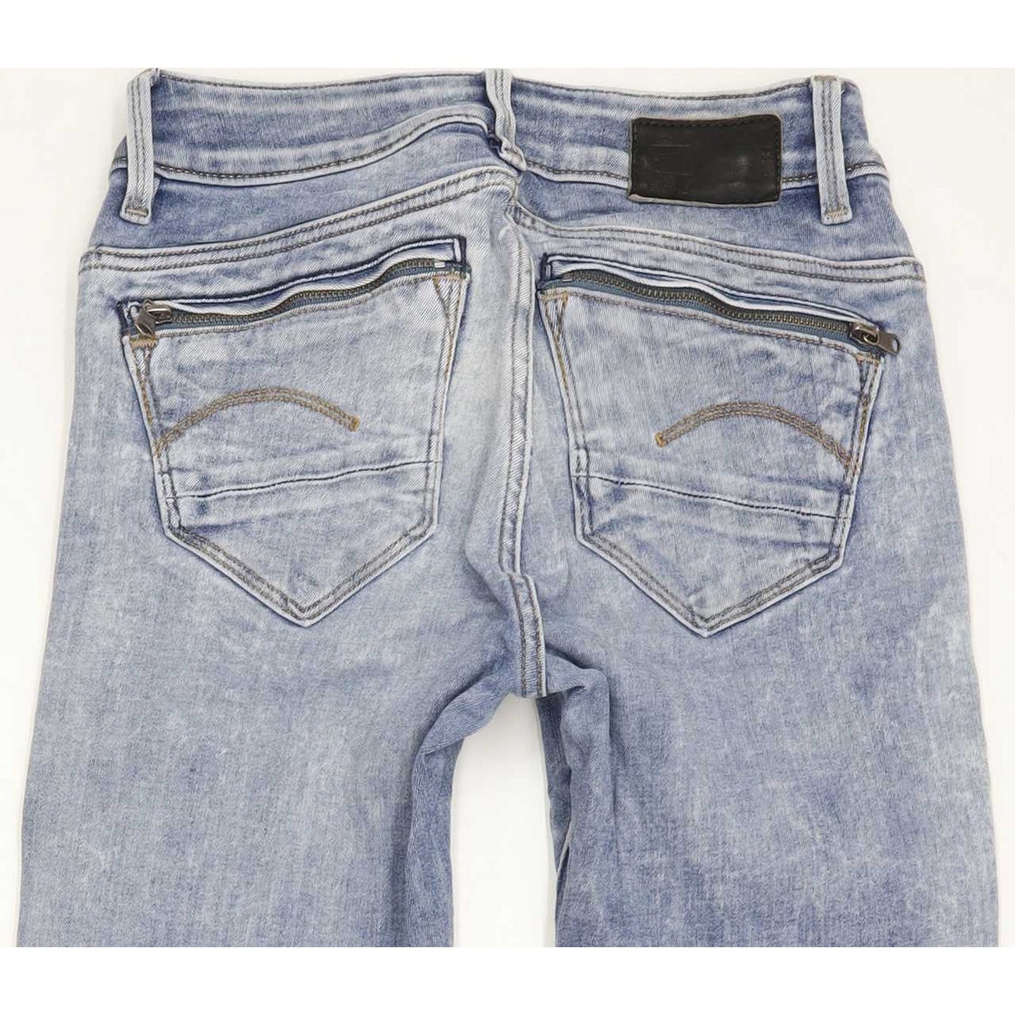 G-Star Midge Mid Women Blue Skinny Slim Stretch Jeans W24 L27
