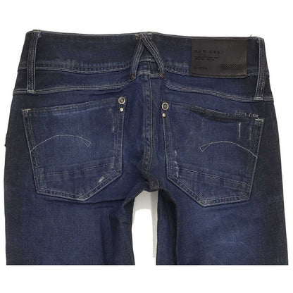 G-Star Lynn Women Blue Skinny Slim Stretch Jeans W27 L34
