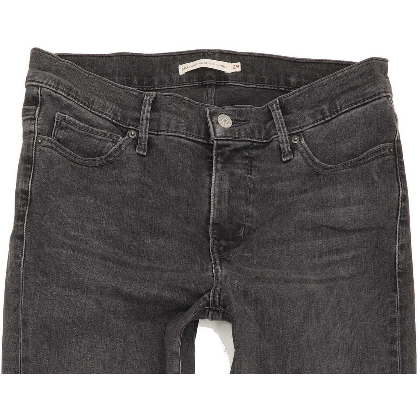 Levi's 310 Shaping Women Charcoal Skinny Slim Stretch Jeans W29 L31