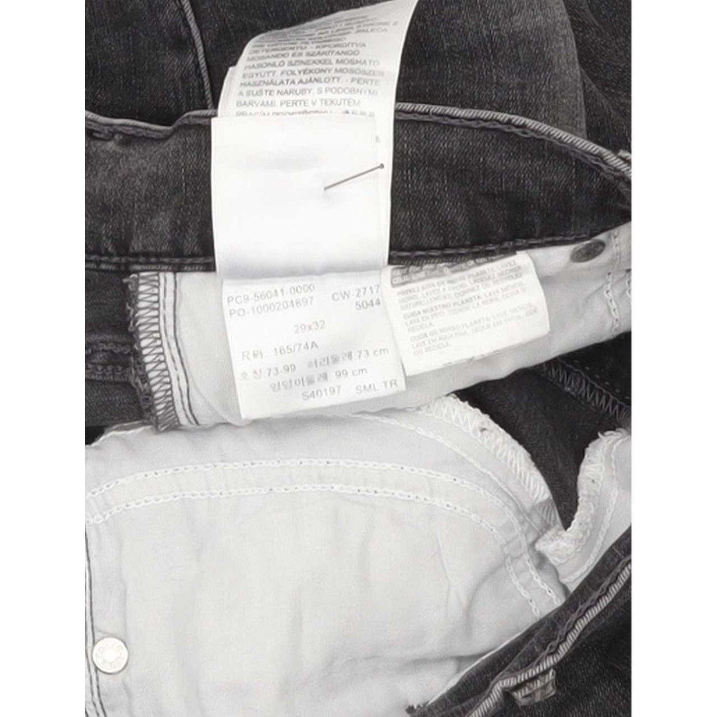 Levi's 310 Shaping Women Charcoal Skinny Slim Stretch Jeans W29 L31