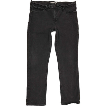Levi's 314 Shapinig Women Black Straight Slim Stretch Jeans W34 L30
