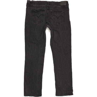 Levi's 314 Shapinig Women Black Straight Slim Stretch Jeans W34 L30