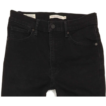 Levi's Mile High Rise Black Skinny Stretch Jeans High Waisted W28 L29