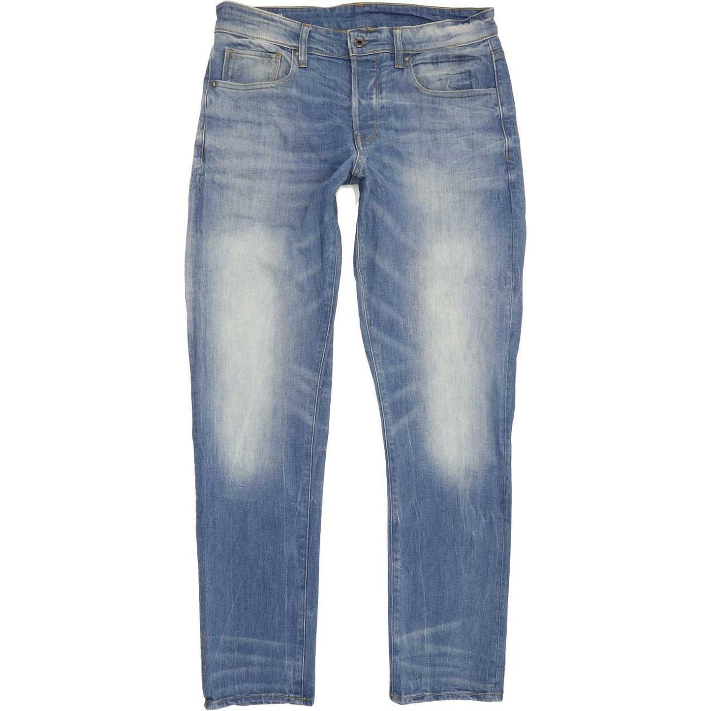 G-Star 3301 Men Blue Tapered Regular Stretch Jeans W30 L31