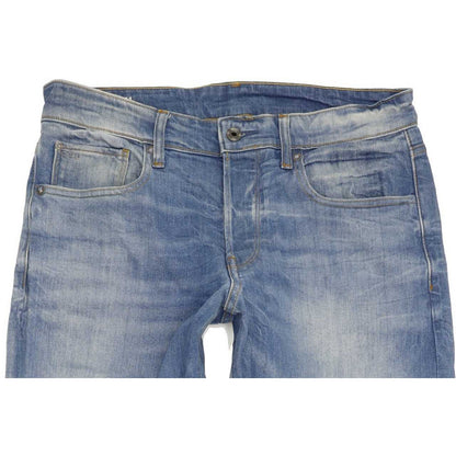 G-Star 3301 Men Blue Tapered Regular Stretch Jeans W30 L31
