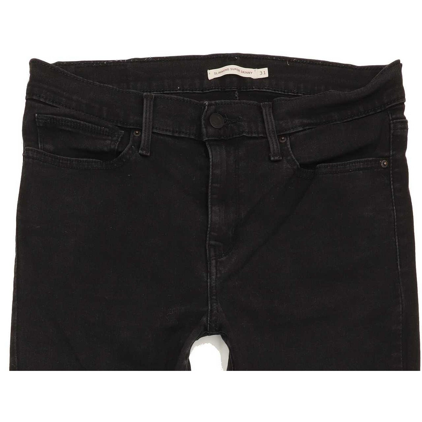 Levi's Slimming Super Women Black Skinny Slim Jeans W31 L31