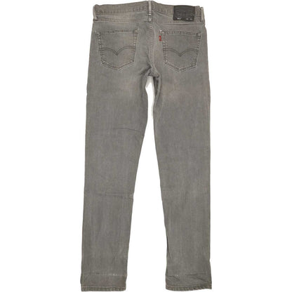 Levi's 511 Men Grey Straight Slim Stretch Jeans W33 L33