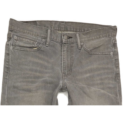 Levi's 511 Men Grey Straight Slim Stretch Jeans W33 L33