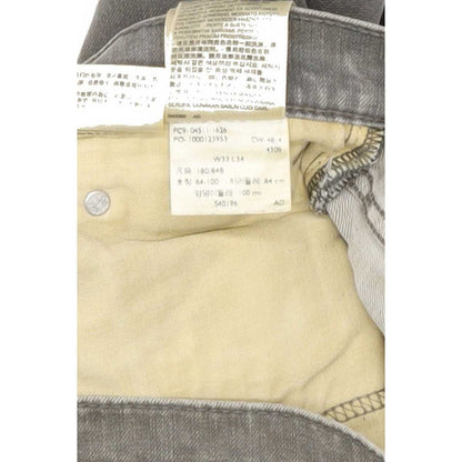 Levi's 511 Men Grey Straight Slim Stretch Jeans W33 L33