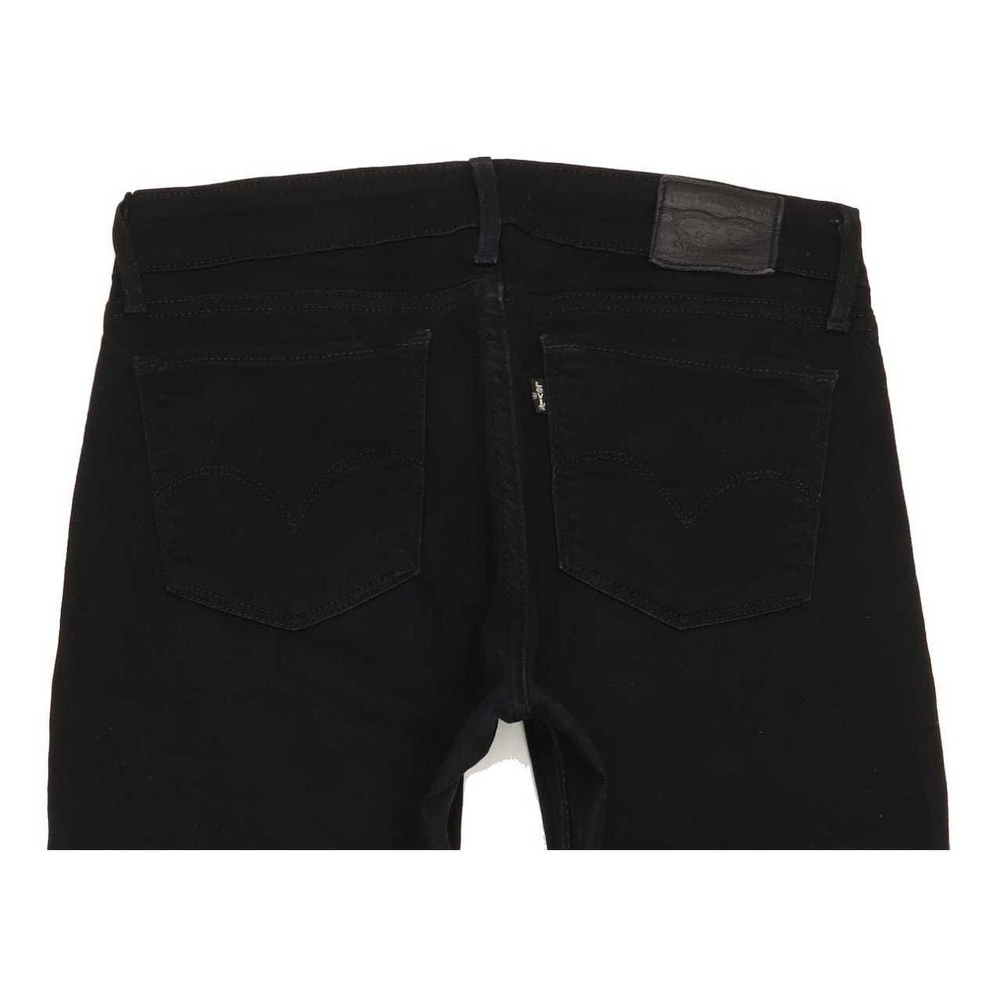 Levi's 711 Women Black Skinny Slim Stretch Jeans W28 L28