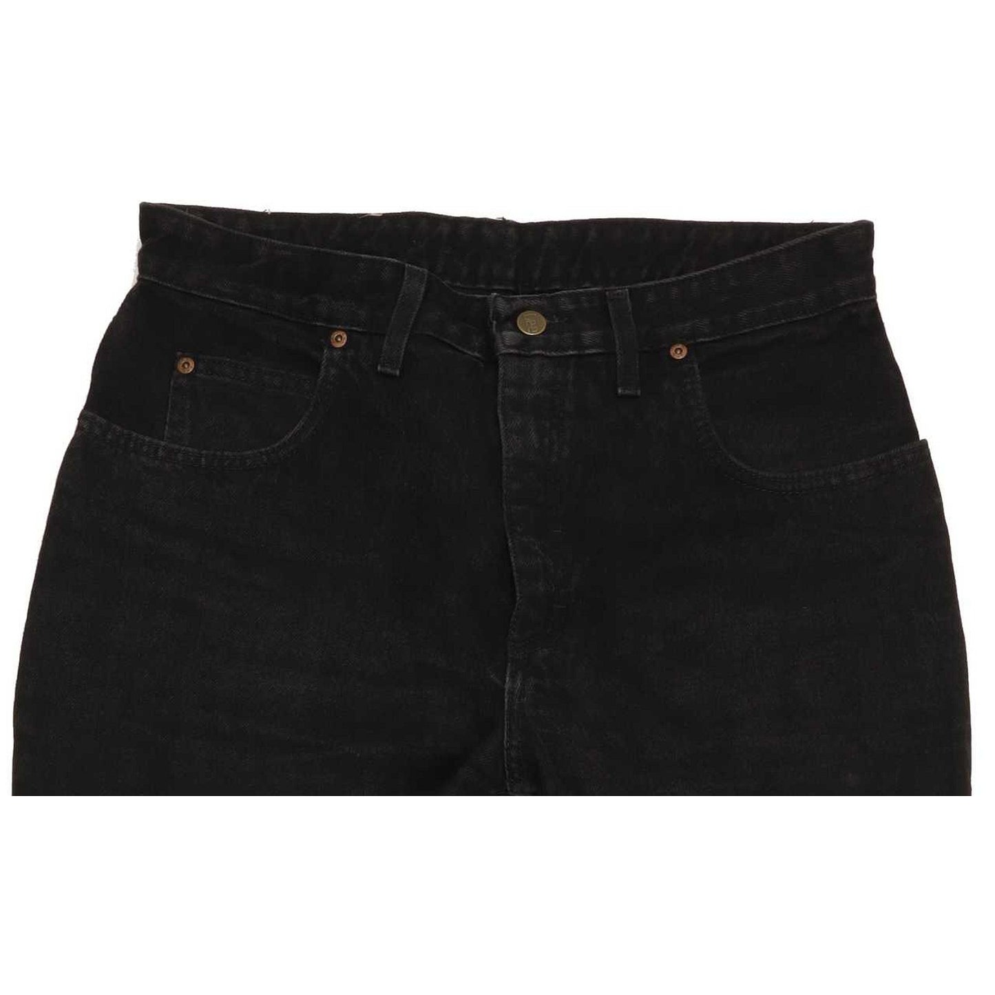 Lee Oklahoma Men Black Straight Relaxed Jeans W35 L31