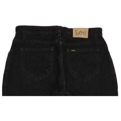 Lee Oklahoma Men Black Straight Relaxed Jeans W35 L31