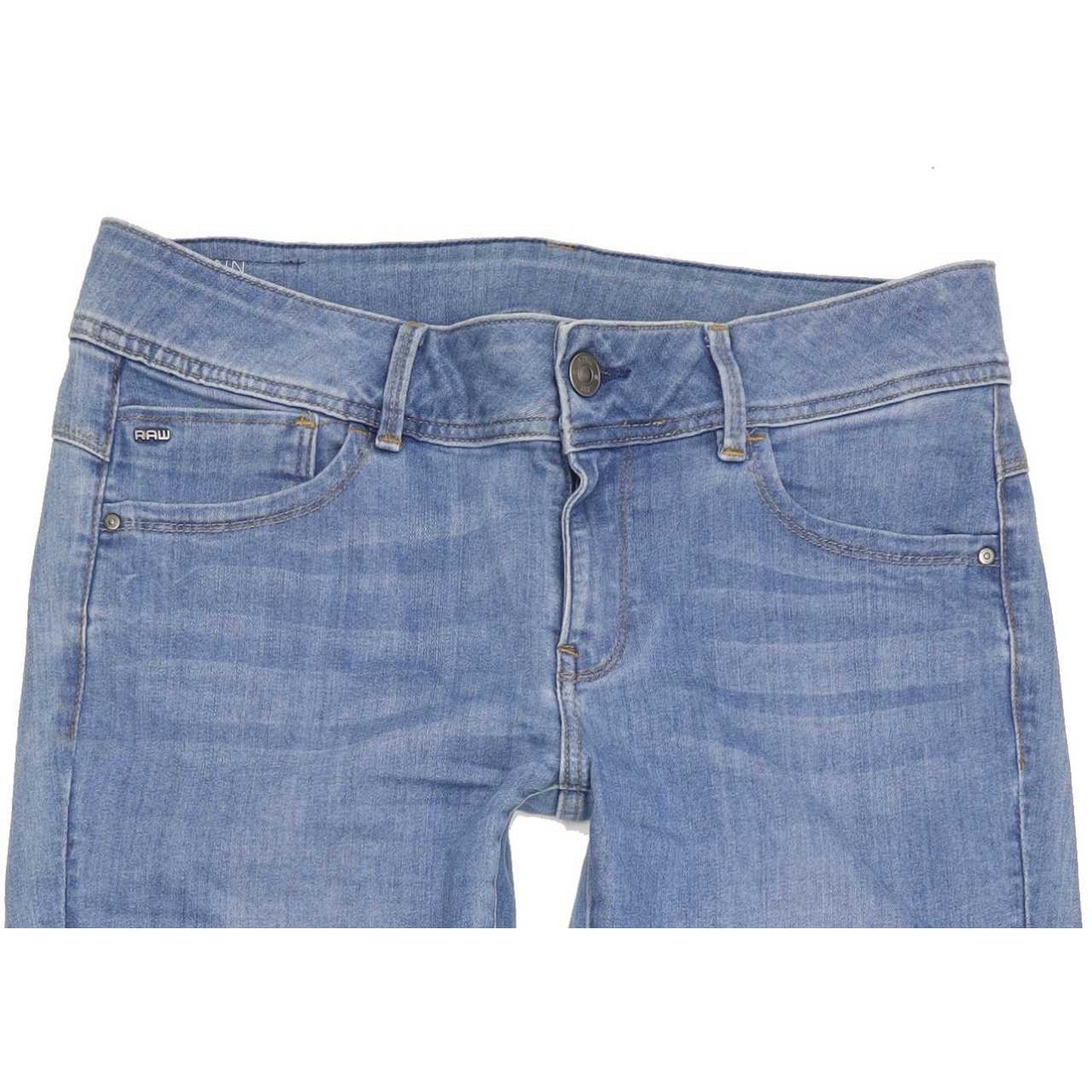 G-Star Lynn Mid Ankle Women Blue Skinny Slim Stretch Jeans W32 L34