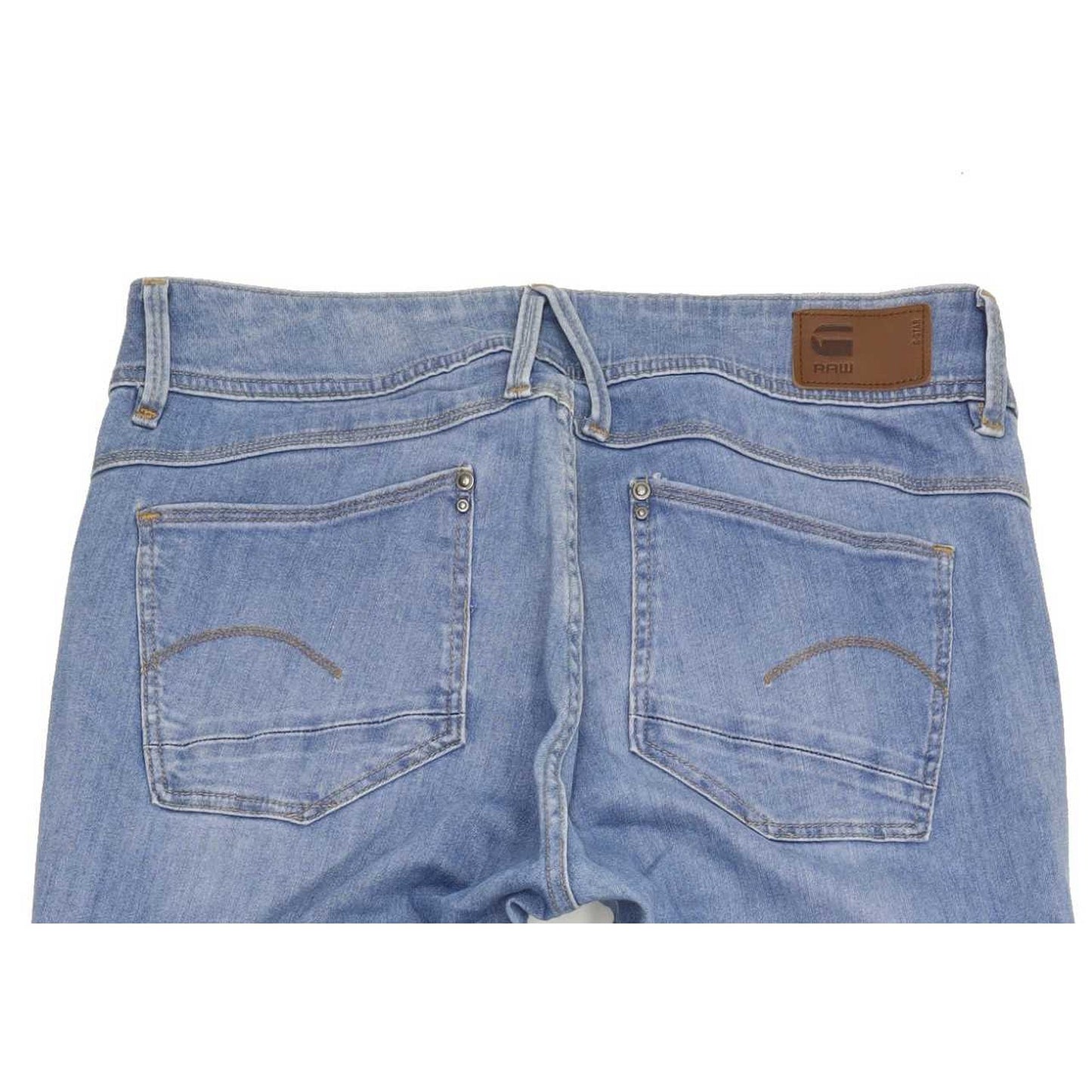 G-Star Lynn Mid Ankle Women Blue Skinny Slim Stretch Jeans W32 L34