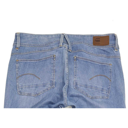 G-Star Lynn Mid Ankle Women Blue Skinny Slim Stretch Jeans W32 L34